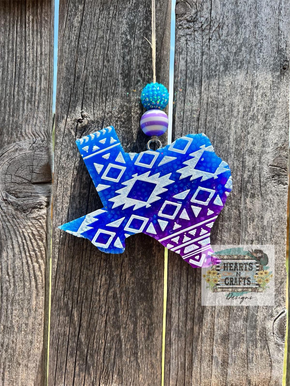 Texas Aztec Car Freshie