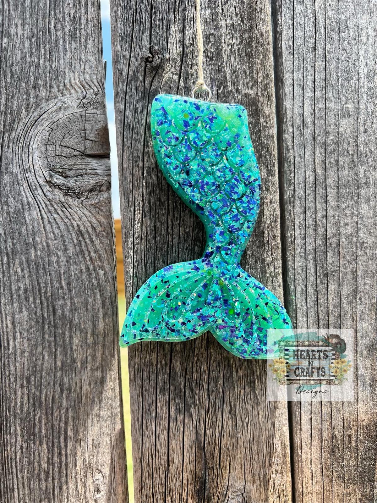 Mermaid Tail Car Freshie