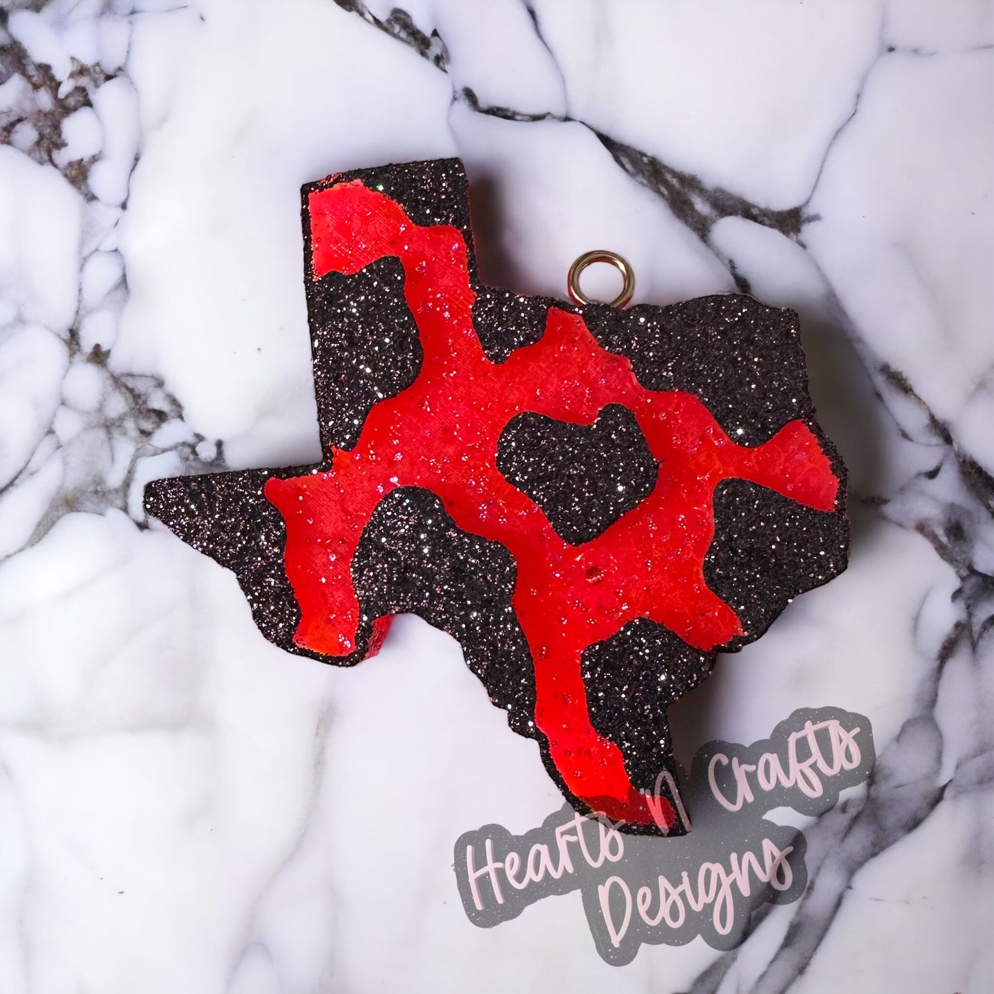 Texas Cow Print Car Freshie