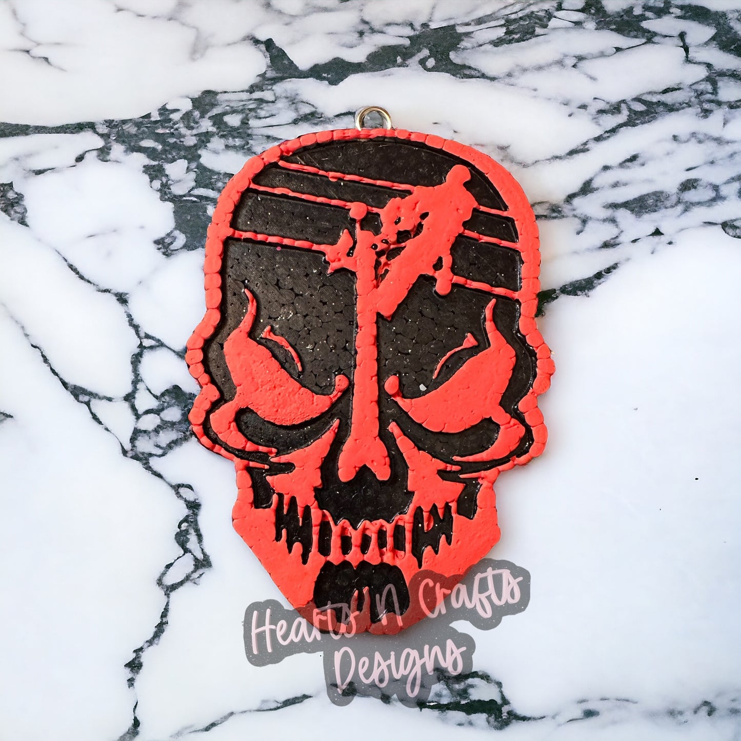 Lineman Skull Car Freshie