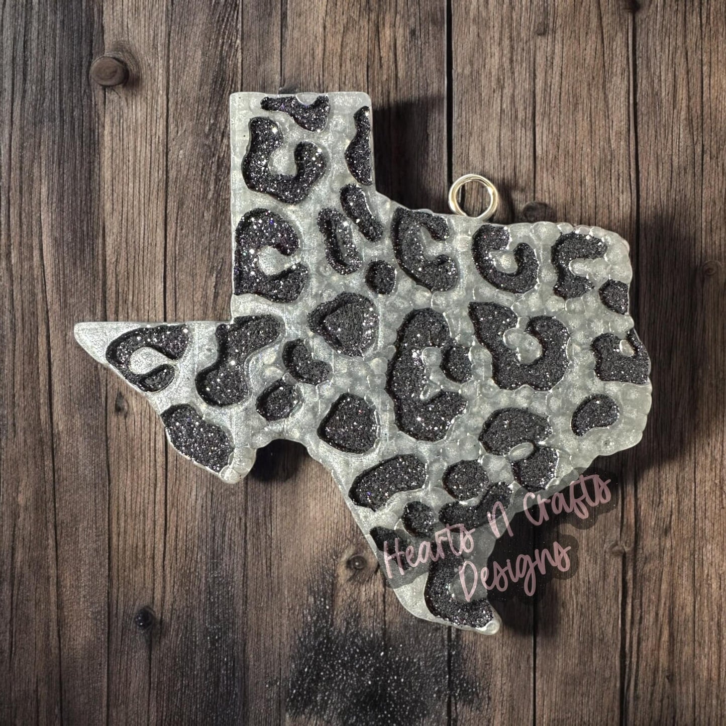Texas Leopard Print Car Freshie