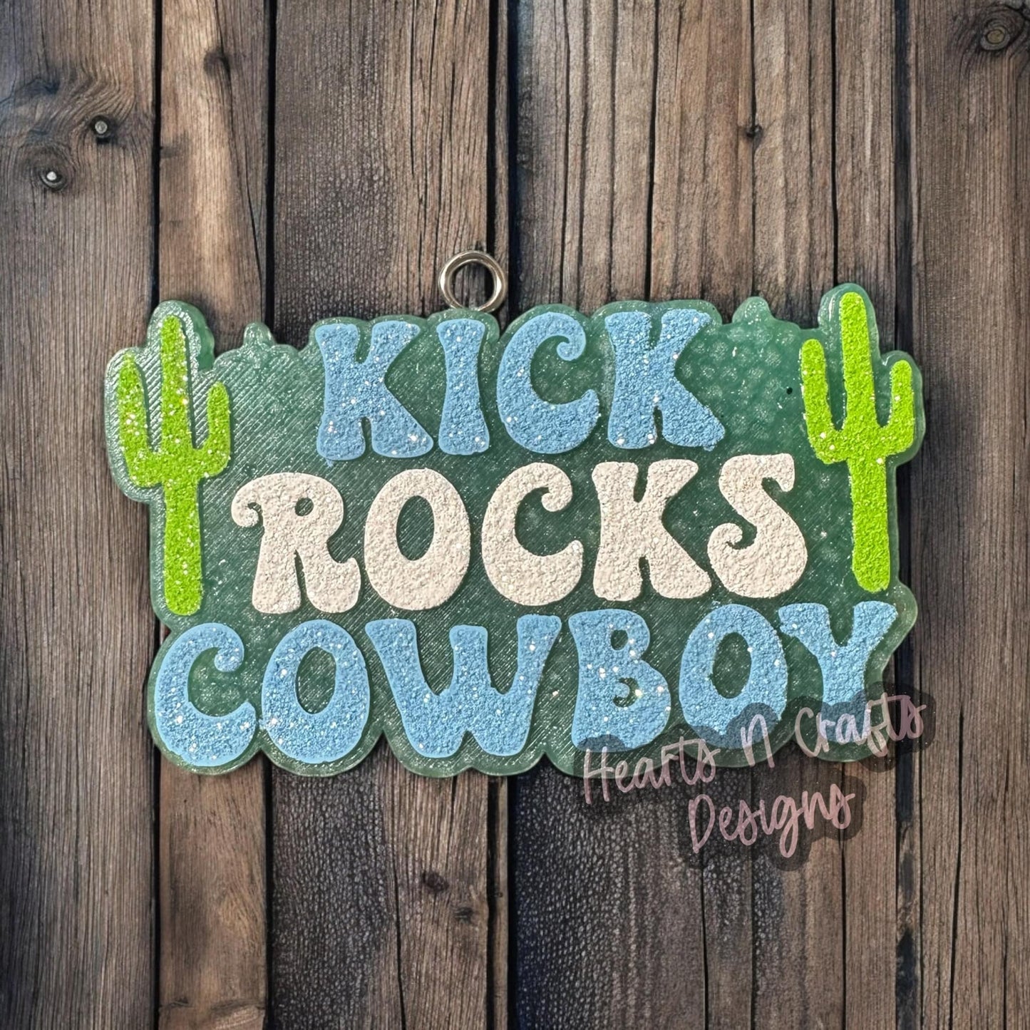 Kick Rocks Cowboy Car Freshie