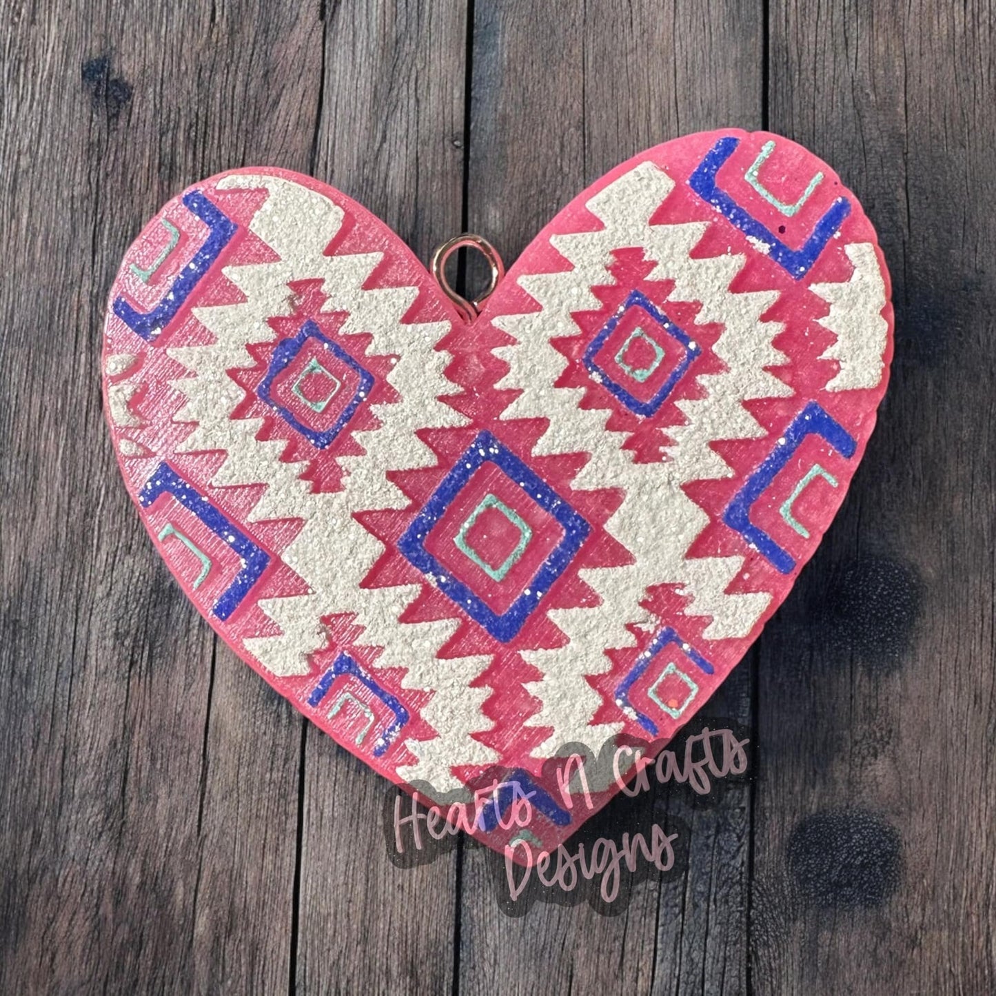 Aztec Heart Car Freshie