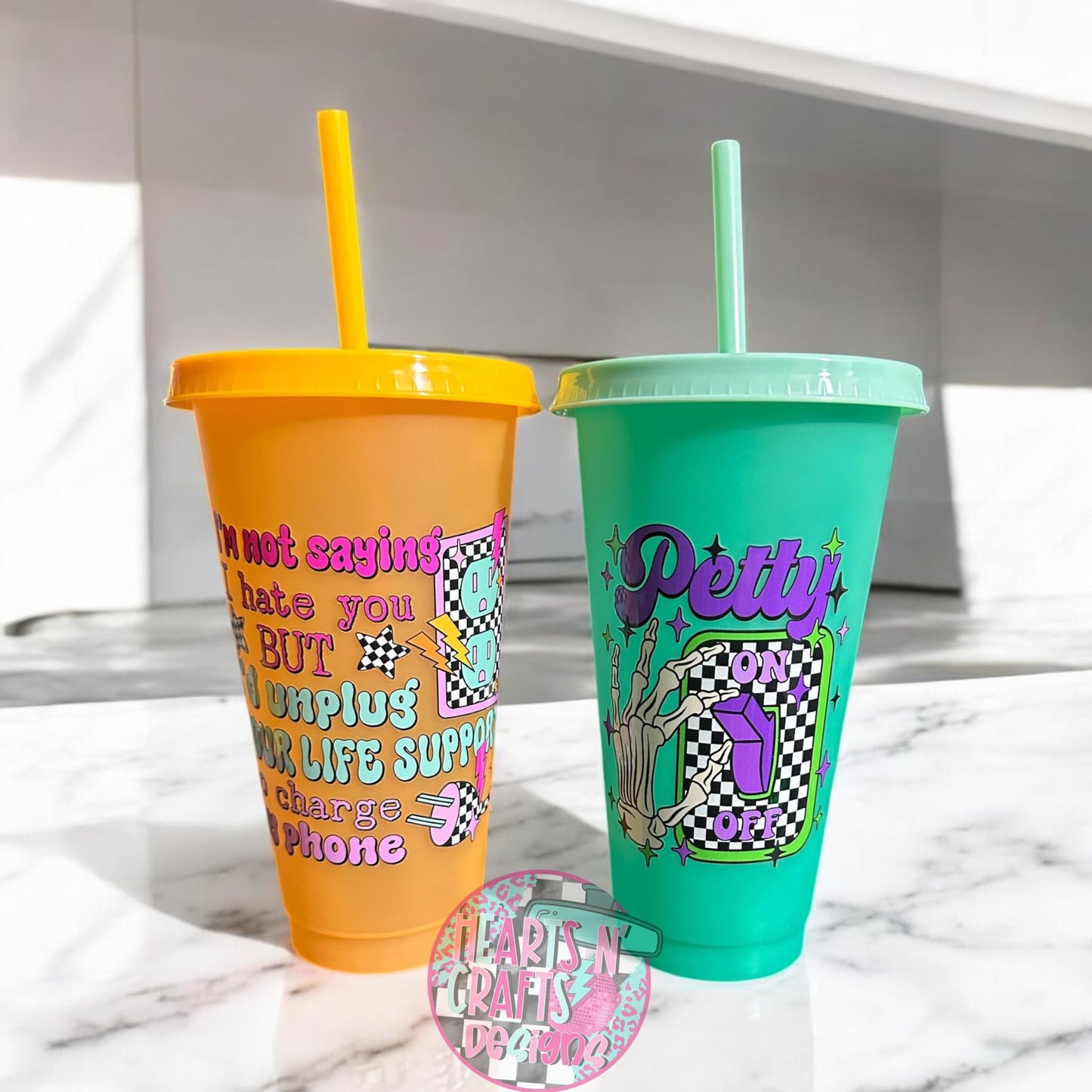 Color Changing Reusable Cold Cups
