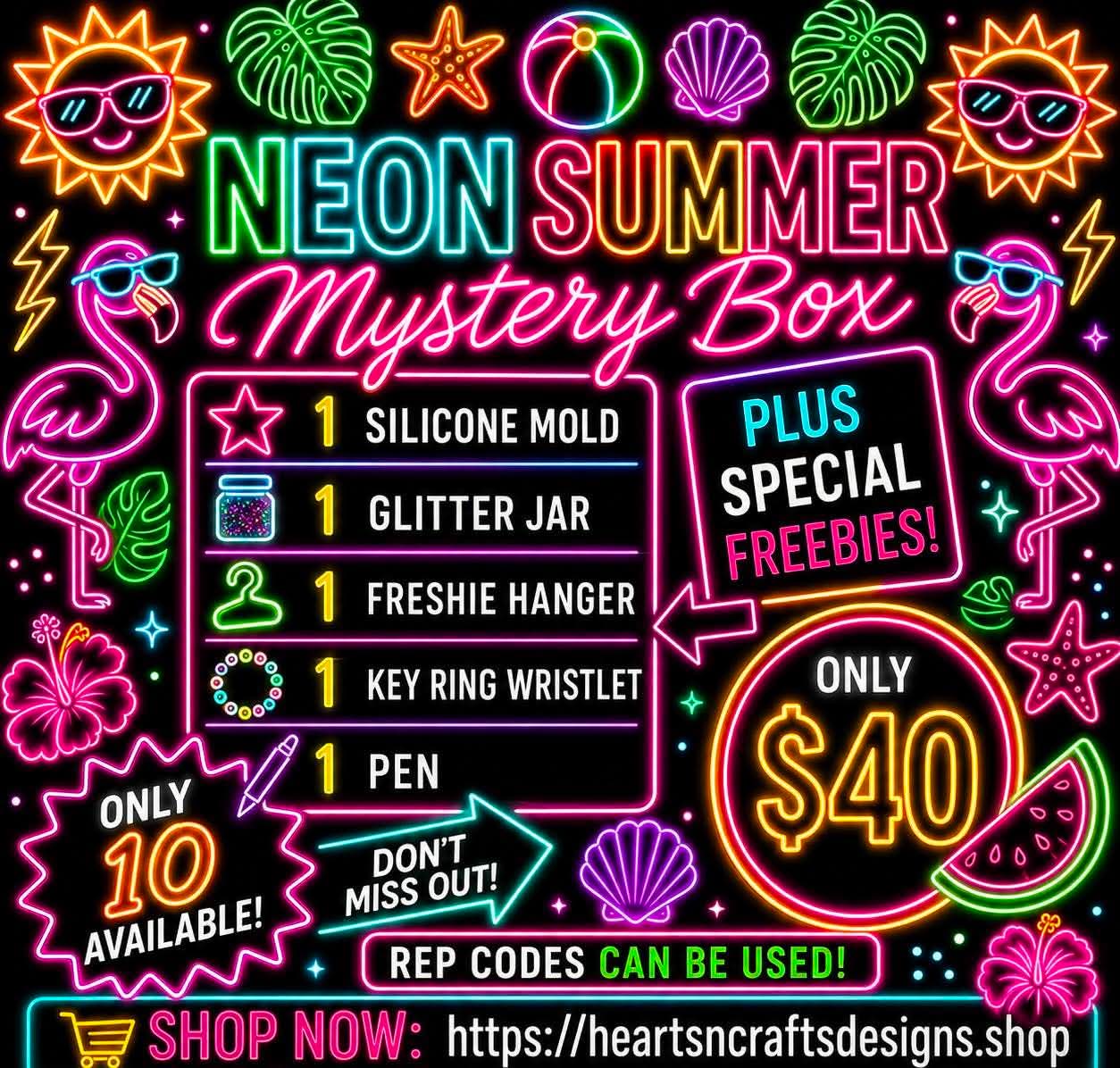 Neon Summer Mystery Boxes (Freshie Makers)