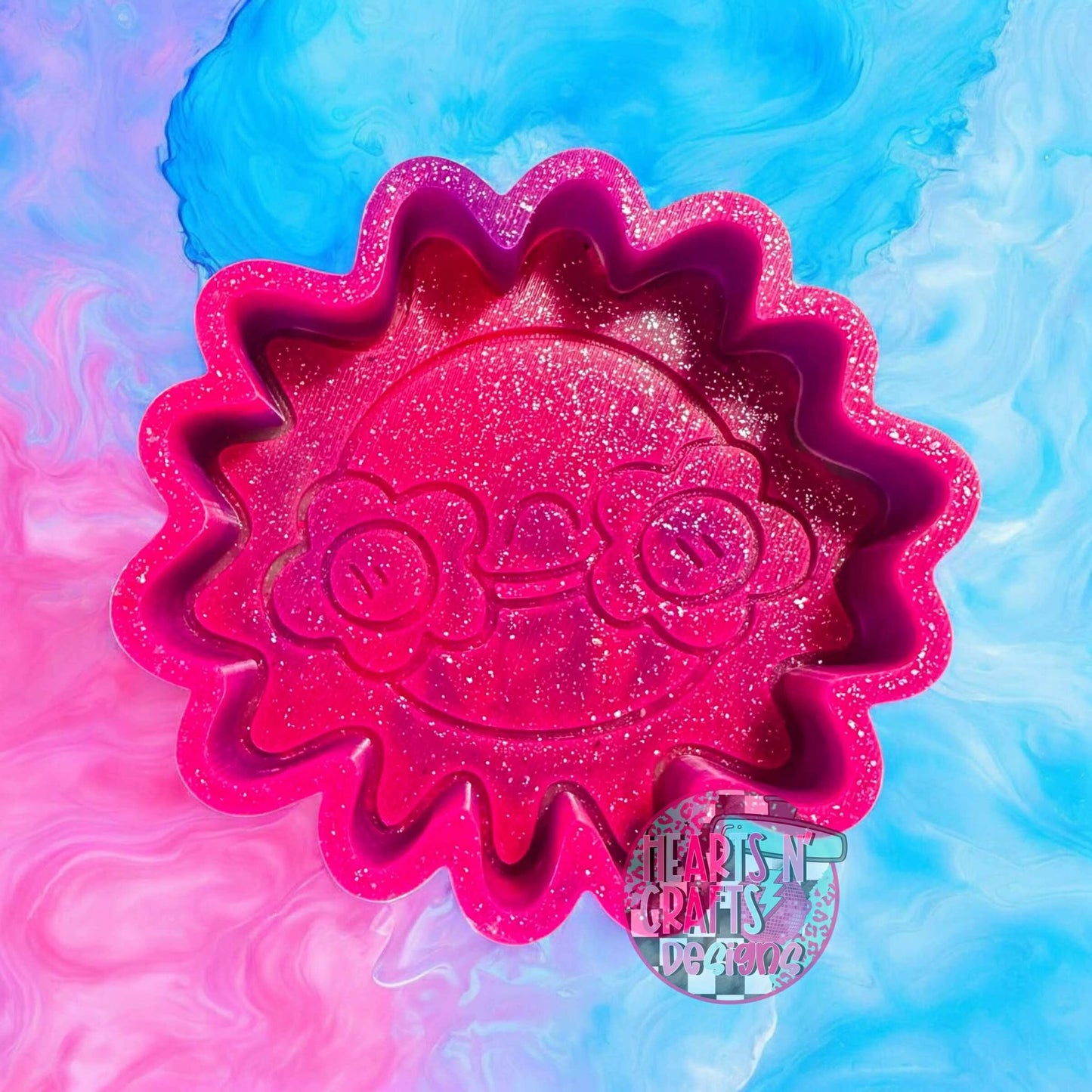 Sun w/ Glasses Silicone Mold