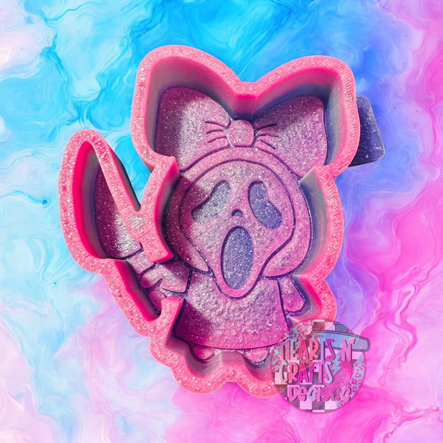 Cute Ghost Face Silicone Mold