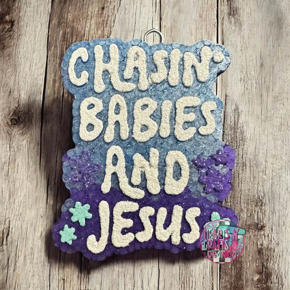 Chasin' Babies And Jesus Silicone Mold