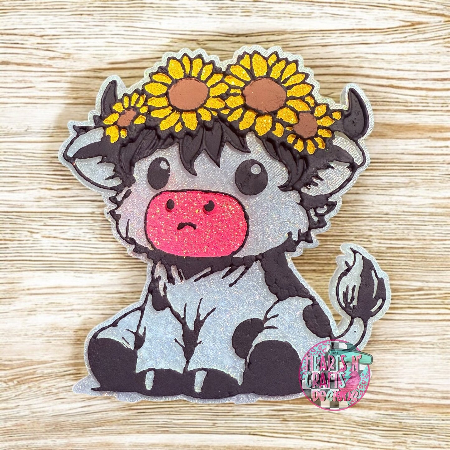Flower Cow Car Freshie