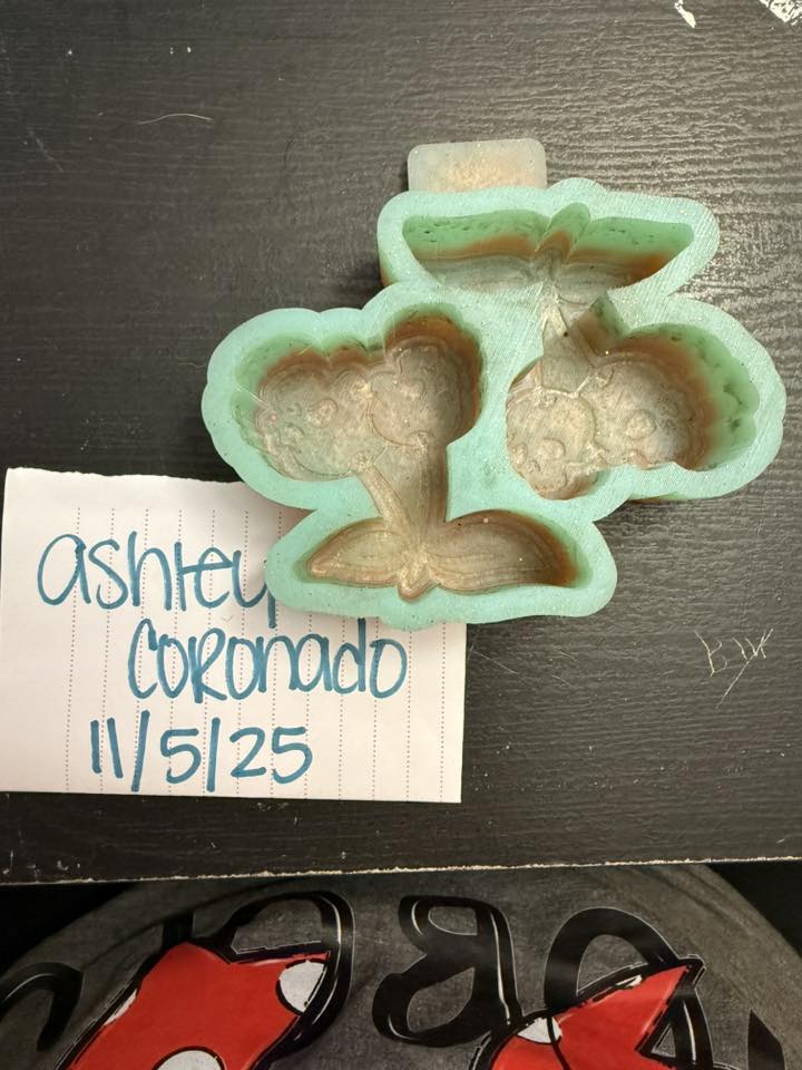 Cherry Skull Vents - Destash Mold - Hearts N Crafts