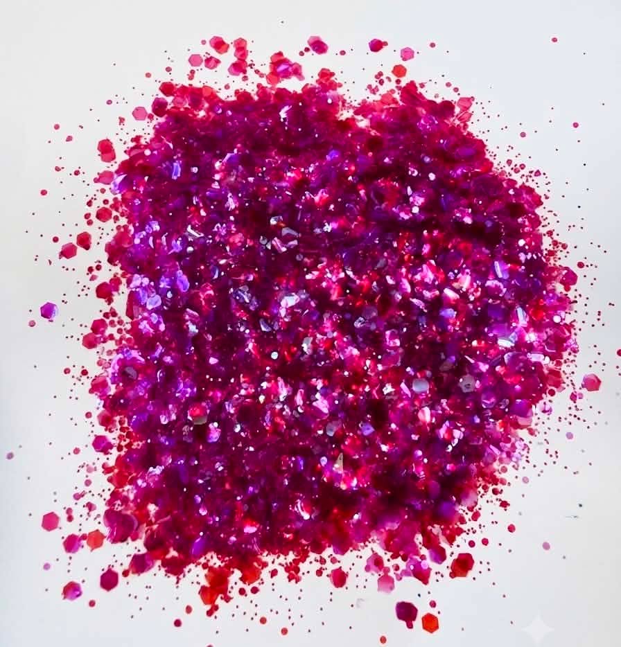 Berry Glitch Holographic Chunky Mix - 2 oz