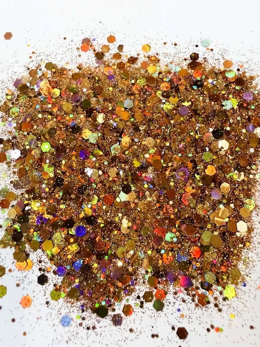 Ginger Snap Holographic Chunky Mix - 1 oz