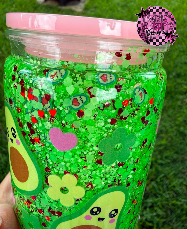 Avocado Lover - Snow Globe Tumbler