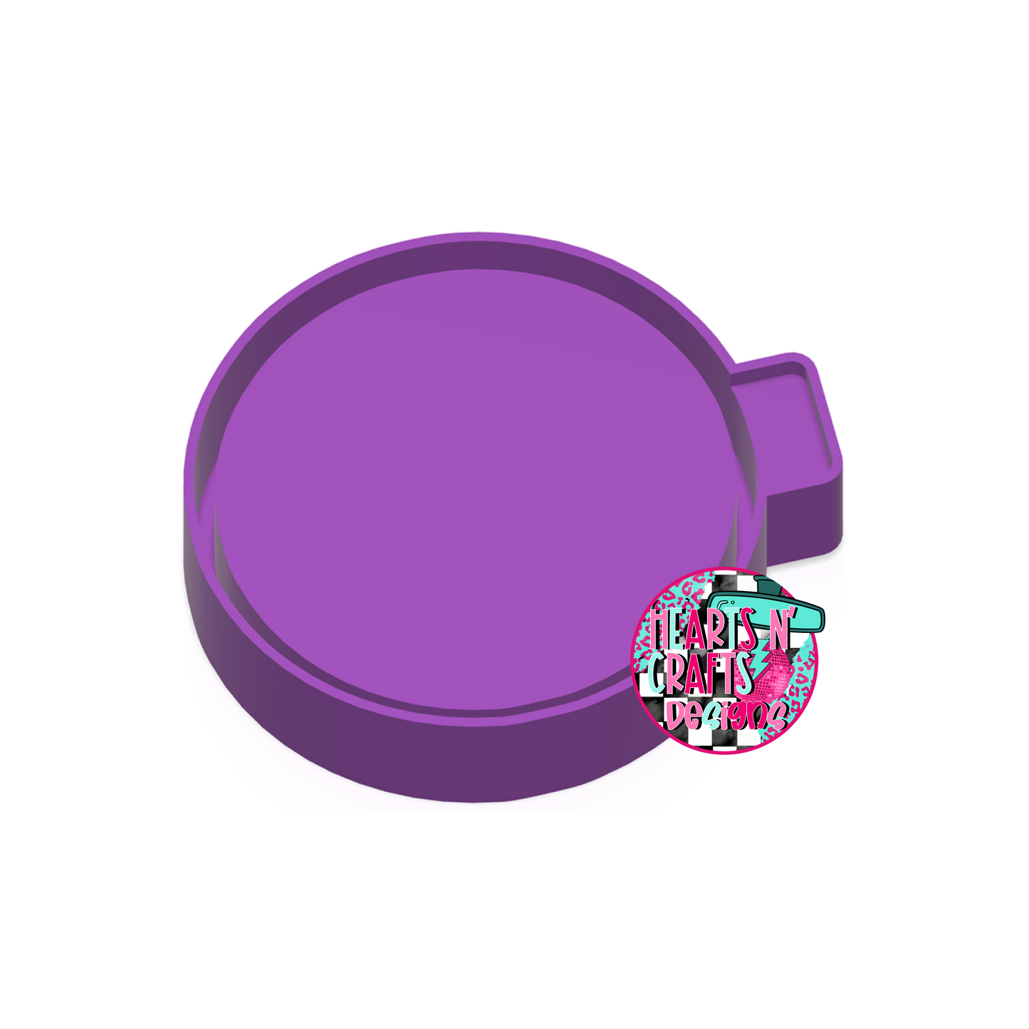 4" Blank Round for Inserts Silicone Mold