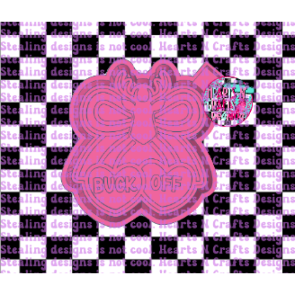 Buck Off Bow Silicone Mold