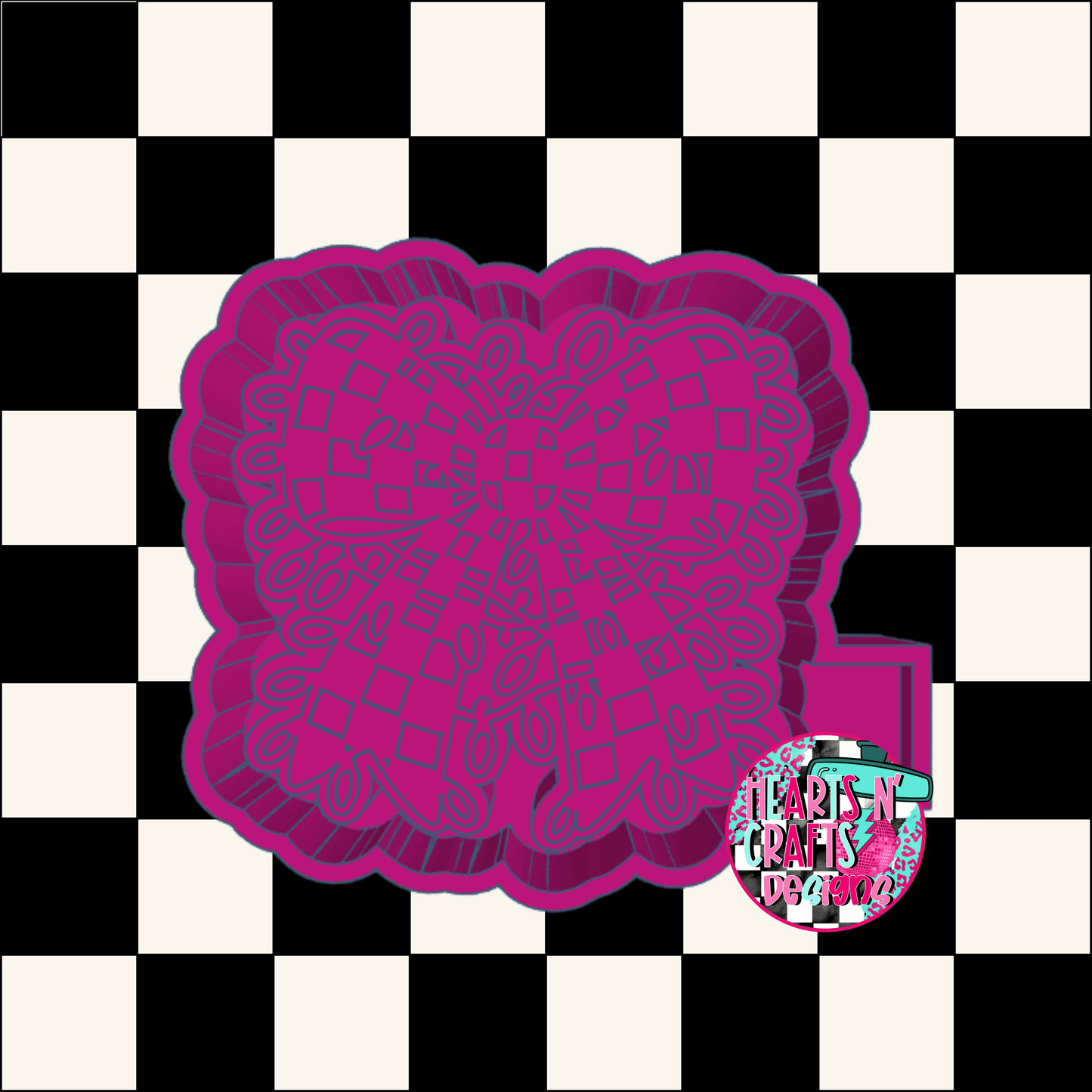 Christmas Bow Silicone Mold