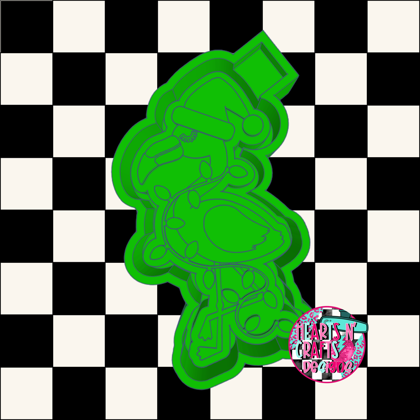 Christmas Flamingo Silicone Mold