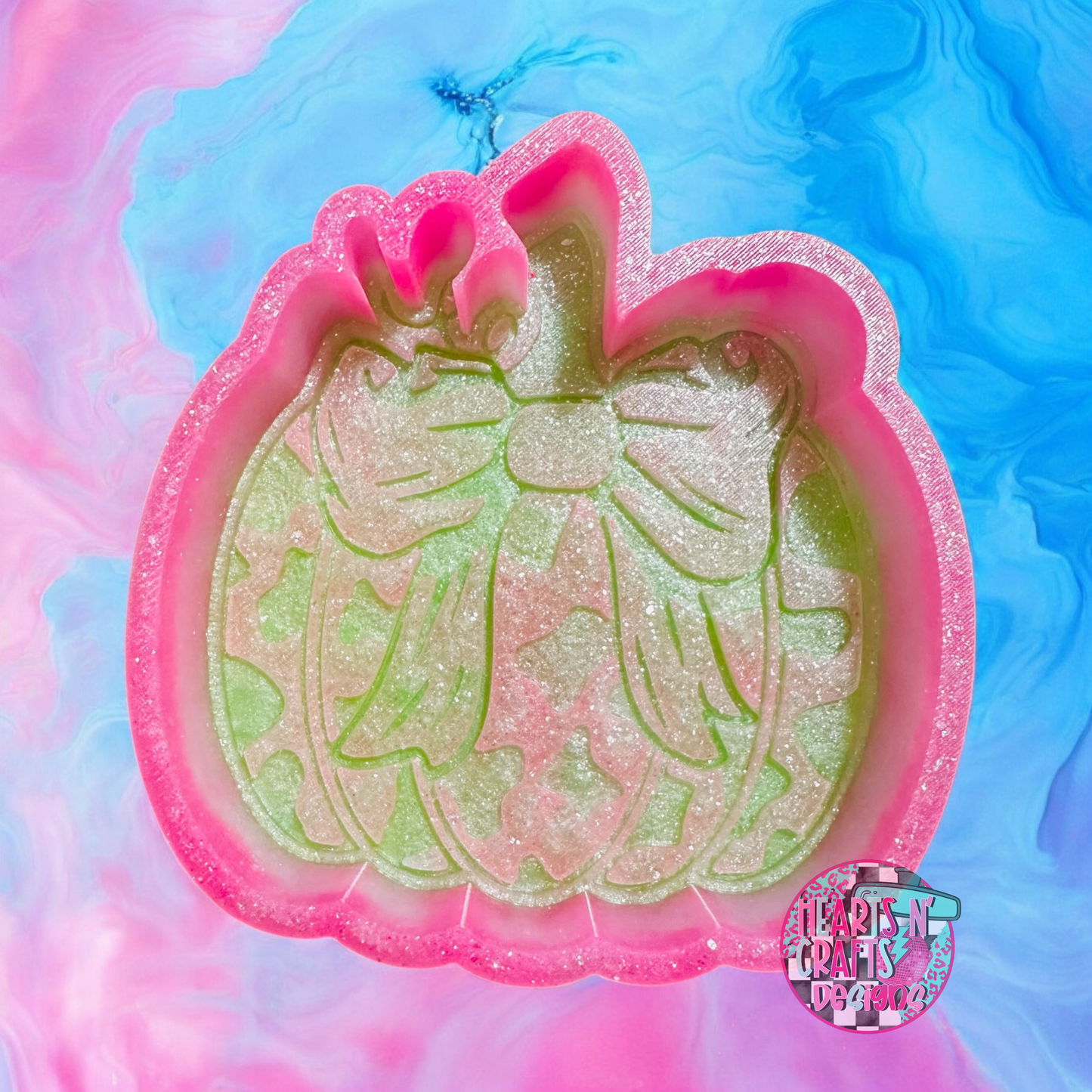 Cow Print Pumpkin Silicone Mold