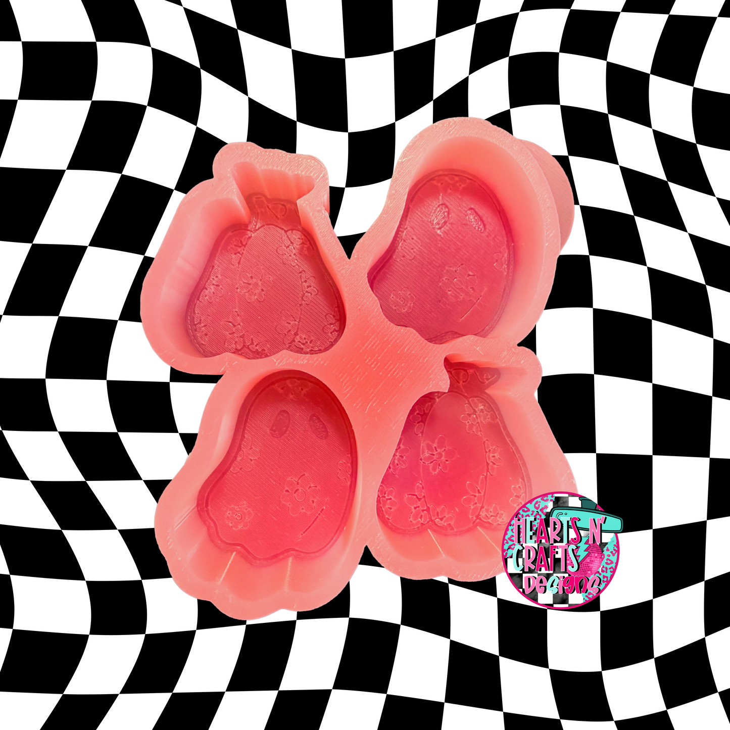 Ghost & Pumpkin Vent Clip Silicone Mold