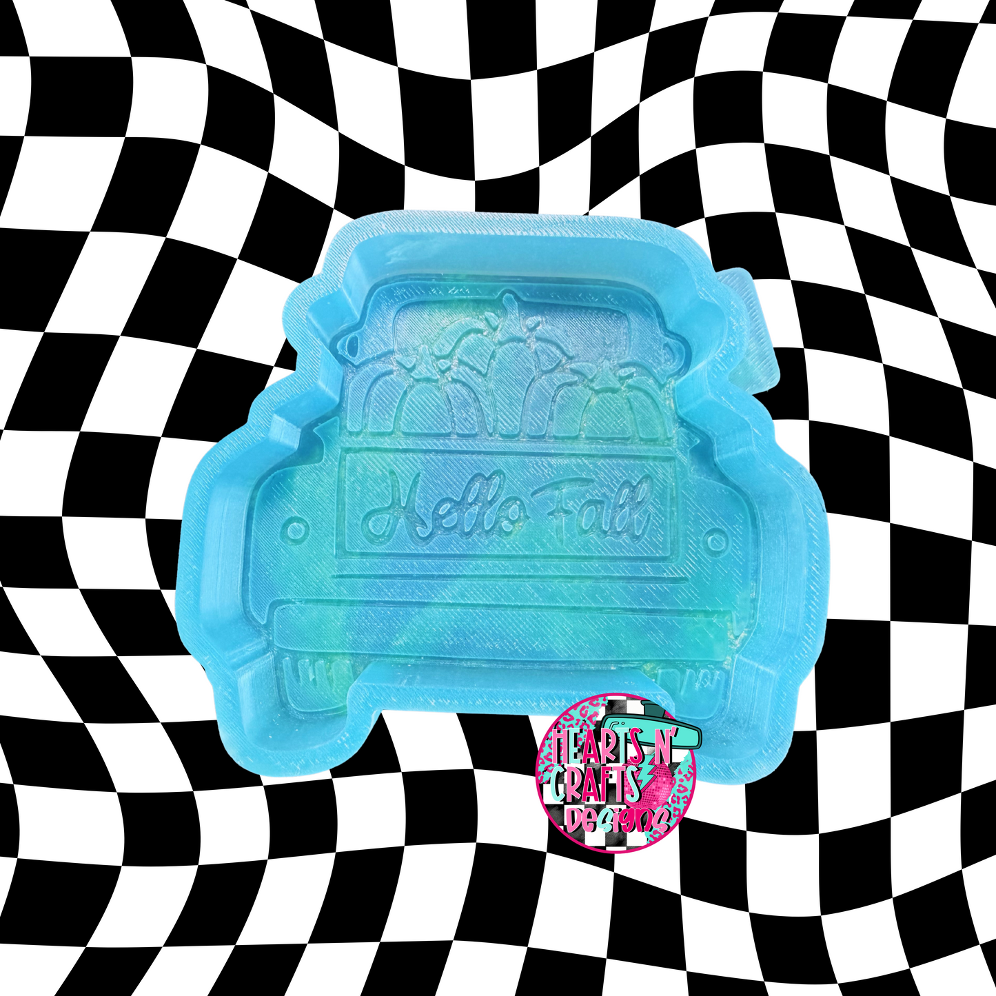 Hello Fall Truck Silicone Mold