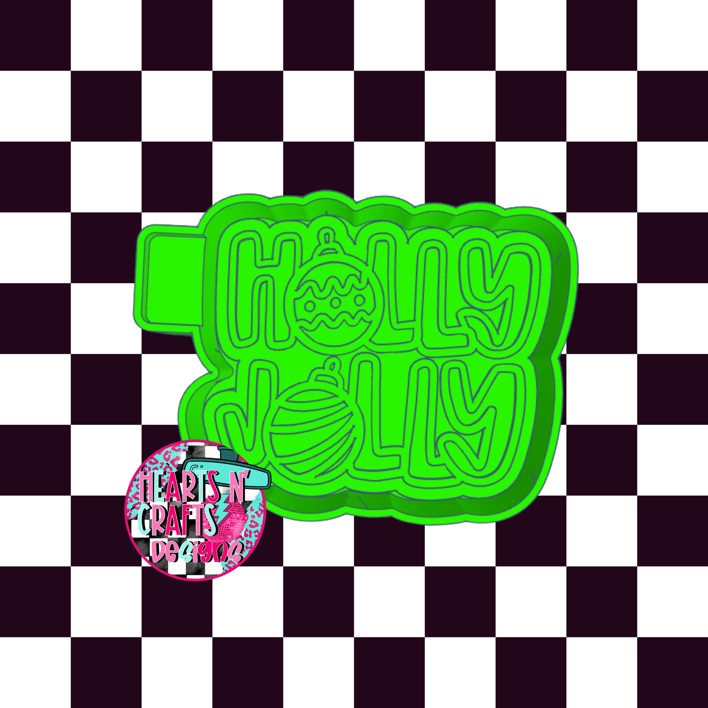 Holly Jolly Silicone Mold