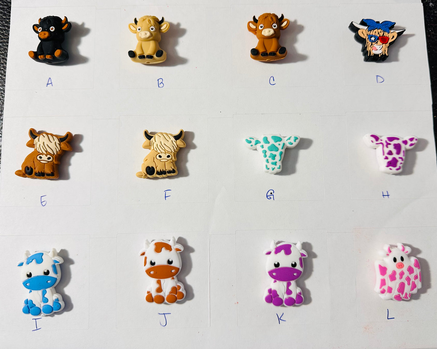 Highland Cow / Cow Car Freshie Hangers