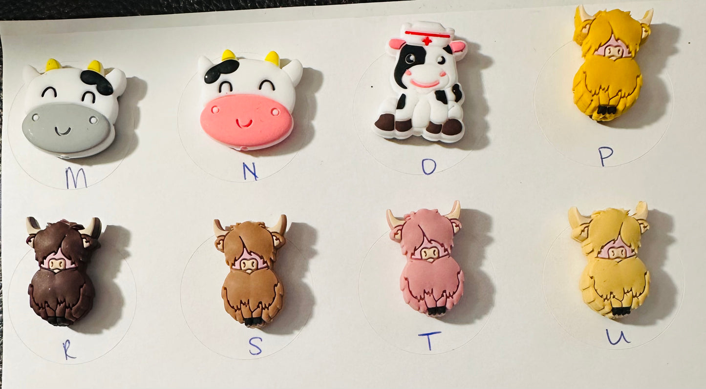 Highland Cow / Cow Car Freshie Hangers