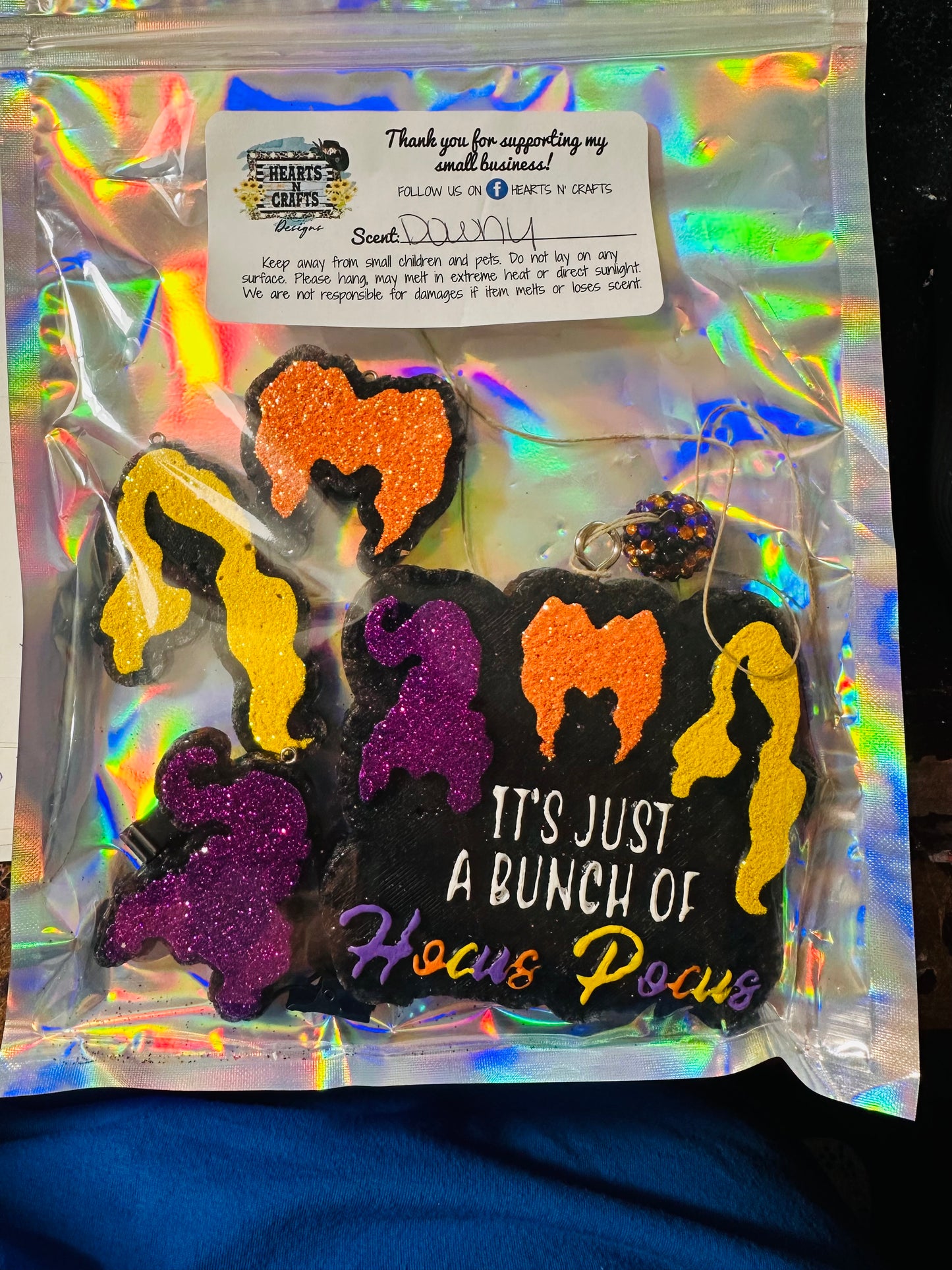 Sanderson Sisters, I Smell Children Car Freshie w/ Vent Clips Set