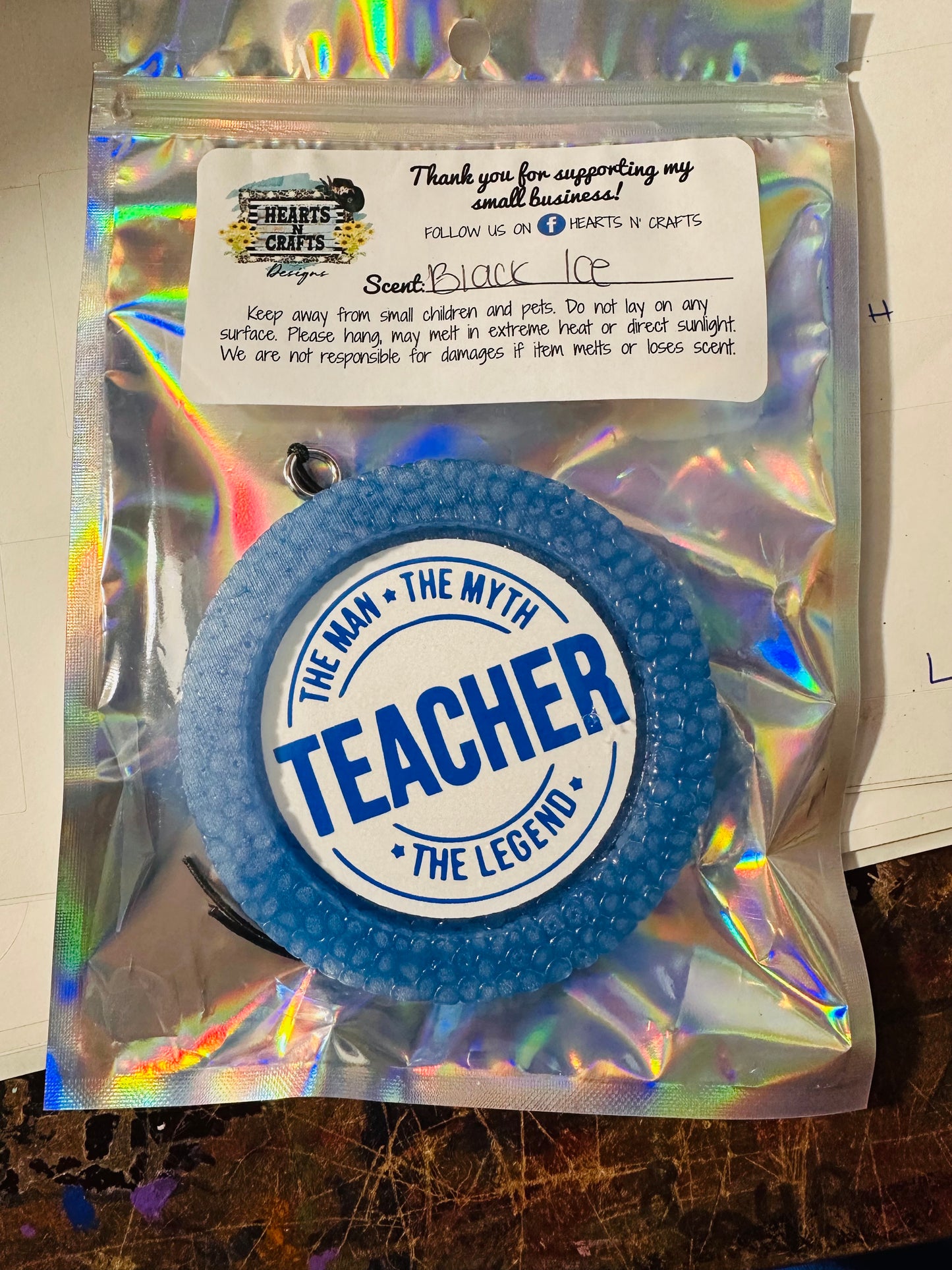 Teacher - The Man, The Myth, The Legend Car Freshie