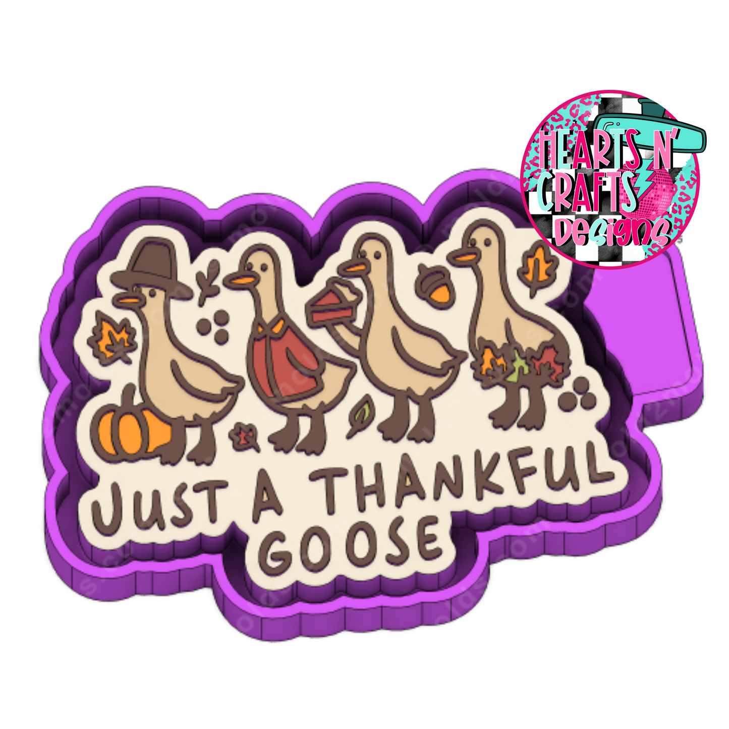 Just A Thankful Goose Silicone Mold