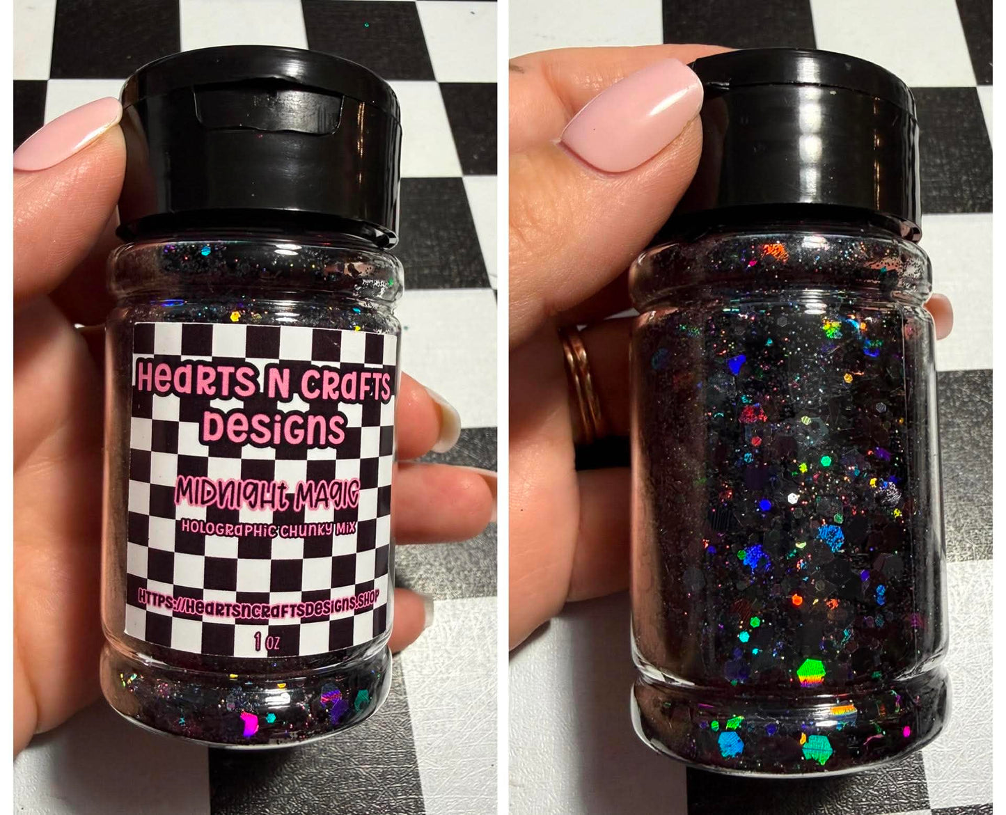 Midnight Magic Holographic Chunky Mix - 1 oz