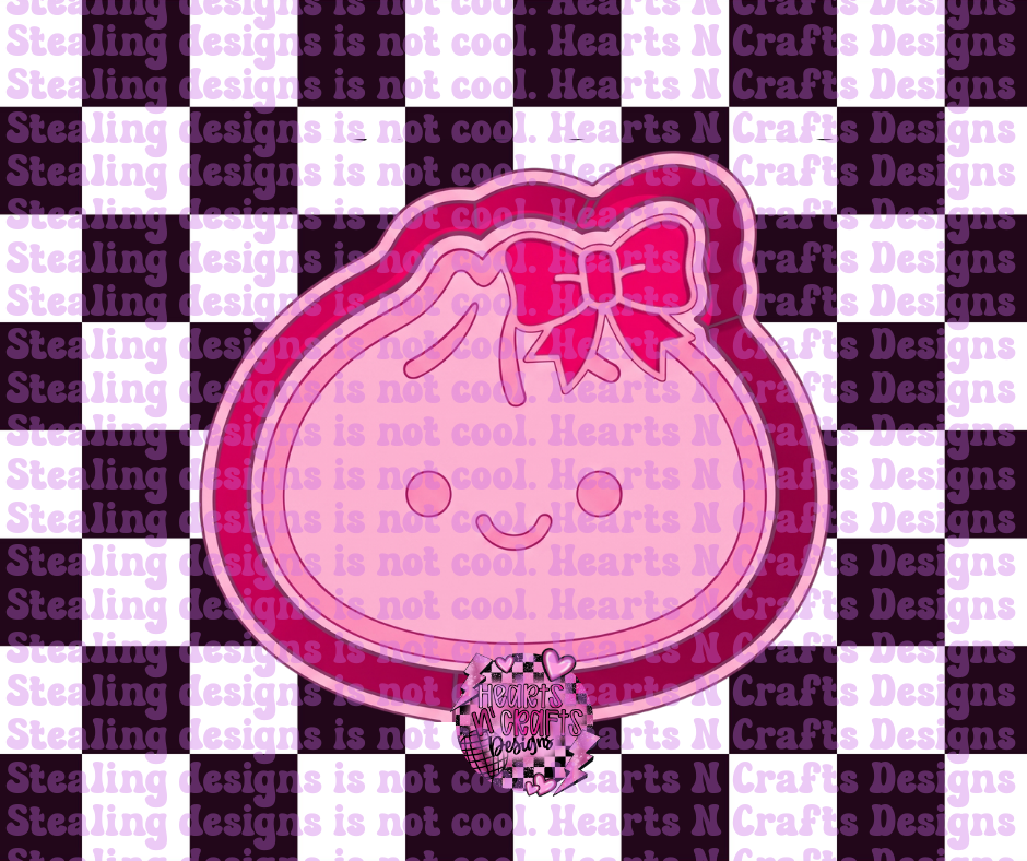 Dumpling w/ Bow 2 Inspired Silicone Mold