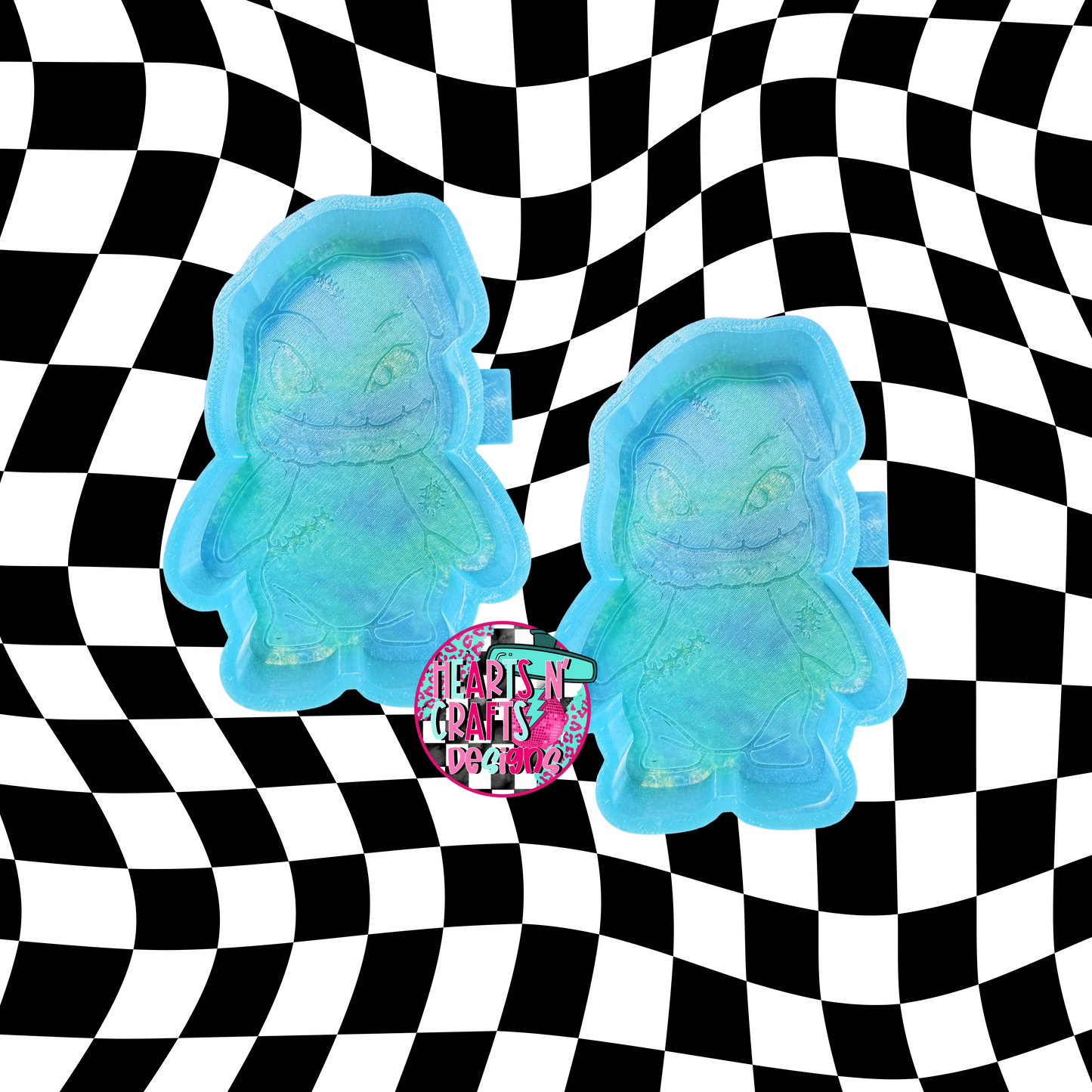 Oogie Boogie Vent Clip Silicone Mold