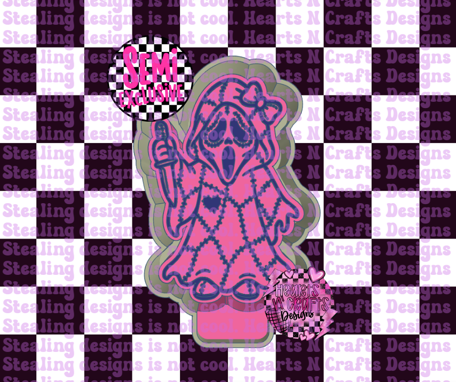 Ghostface Patchwork *Semi Exclusive* Silicone Mold
