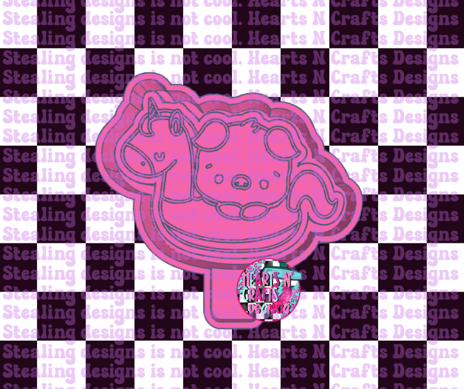 Pig On A Float Silicone Mold