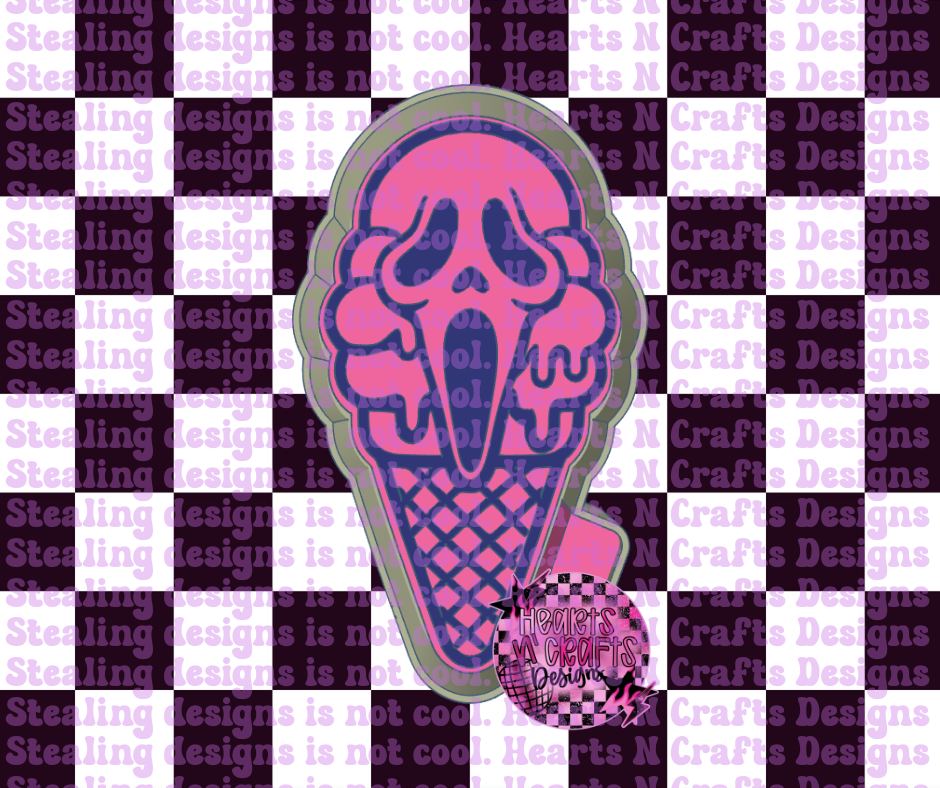 Scream Cone Silicone Mold