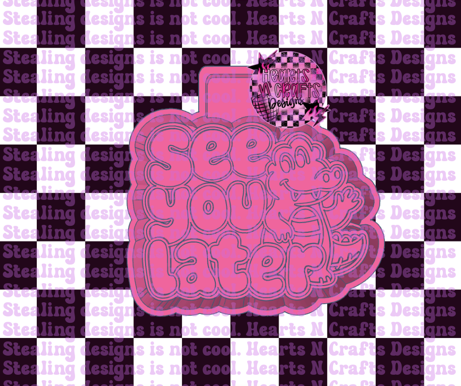 See You Later Alligator Silicone Mold