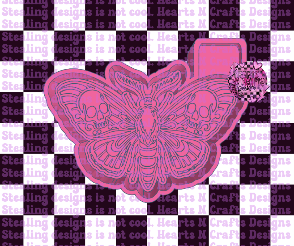 Skull Death Moth Silicone Mold