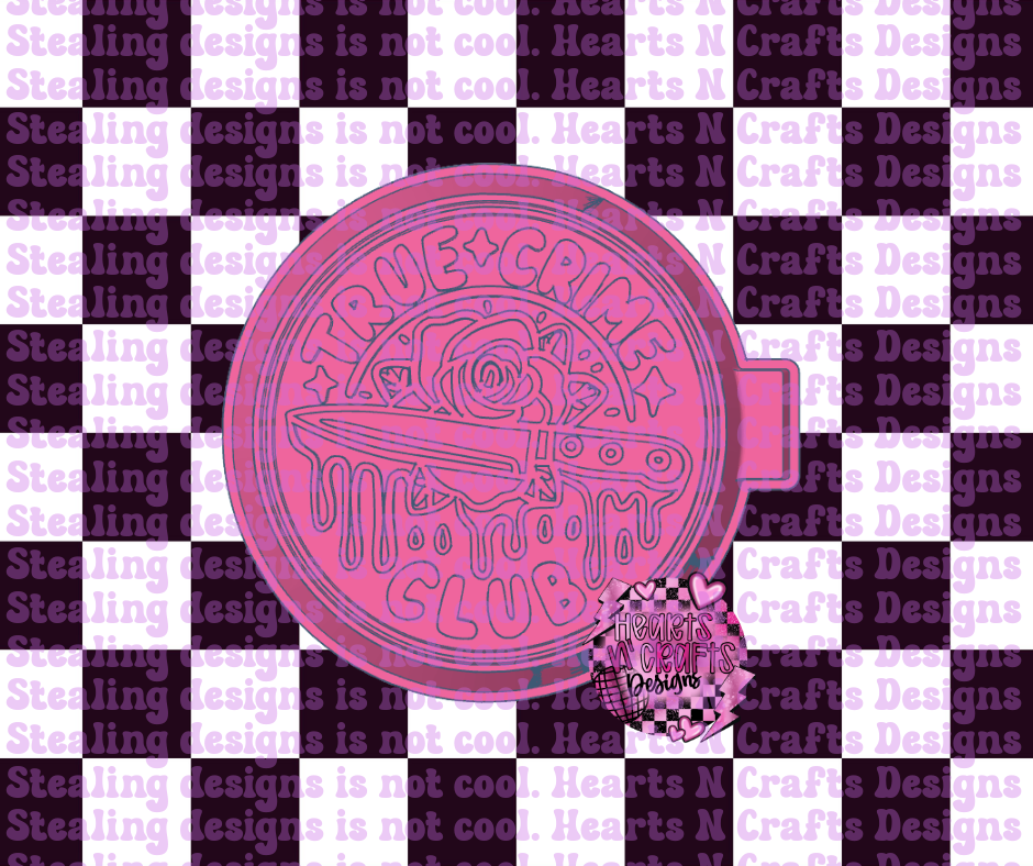 True Crime Club Silicone Mold