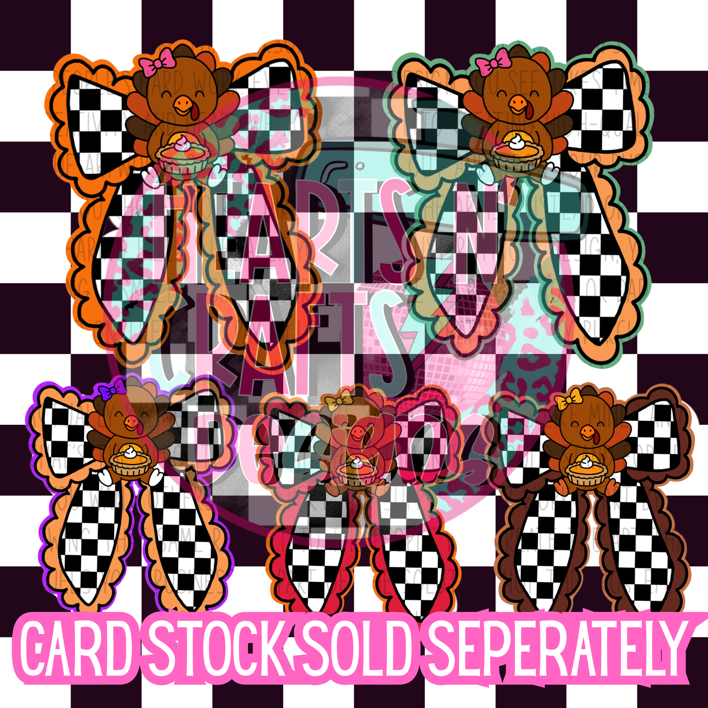 Turkey Bow Silicone Mold