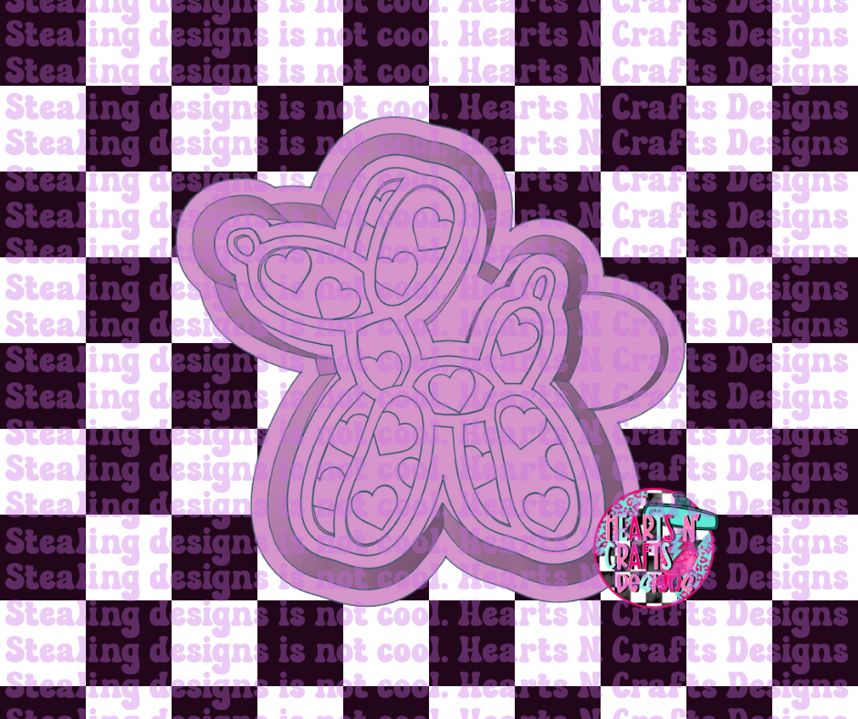 Heart Balloon Dog Silicone Mold