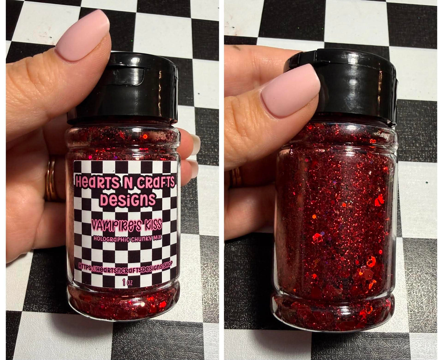 Vampire's Kiss Holographic Chunky Mix - 1 oz