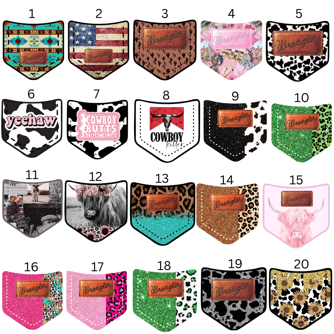 Western Pocket Silicone Mold