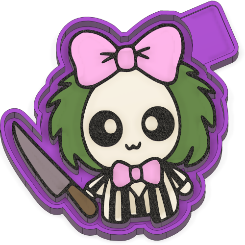 Cute Beetlejuice Silicone Mold