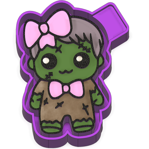 Cute Frankenstein Silicone Mold