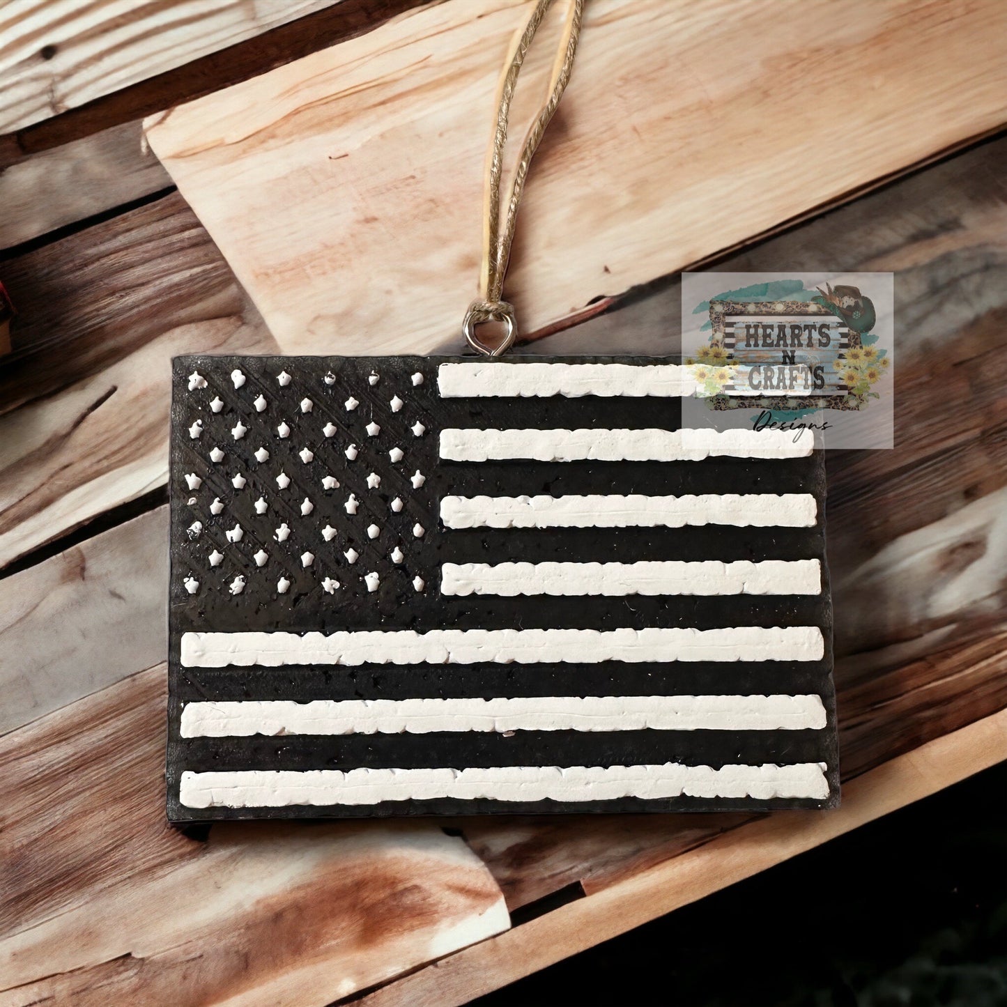 American Flag Car Freshie