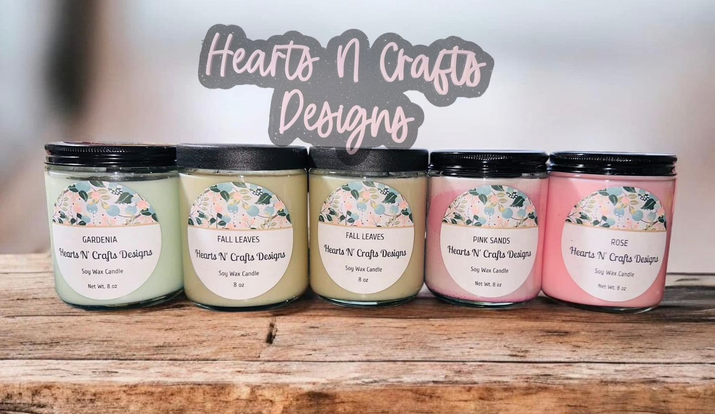 8 oz Soy Wax Candles - RTS