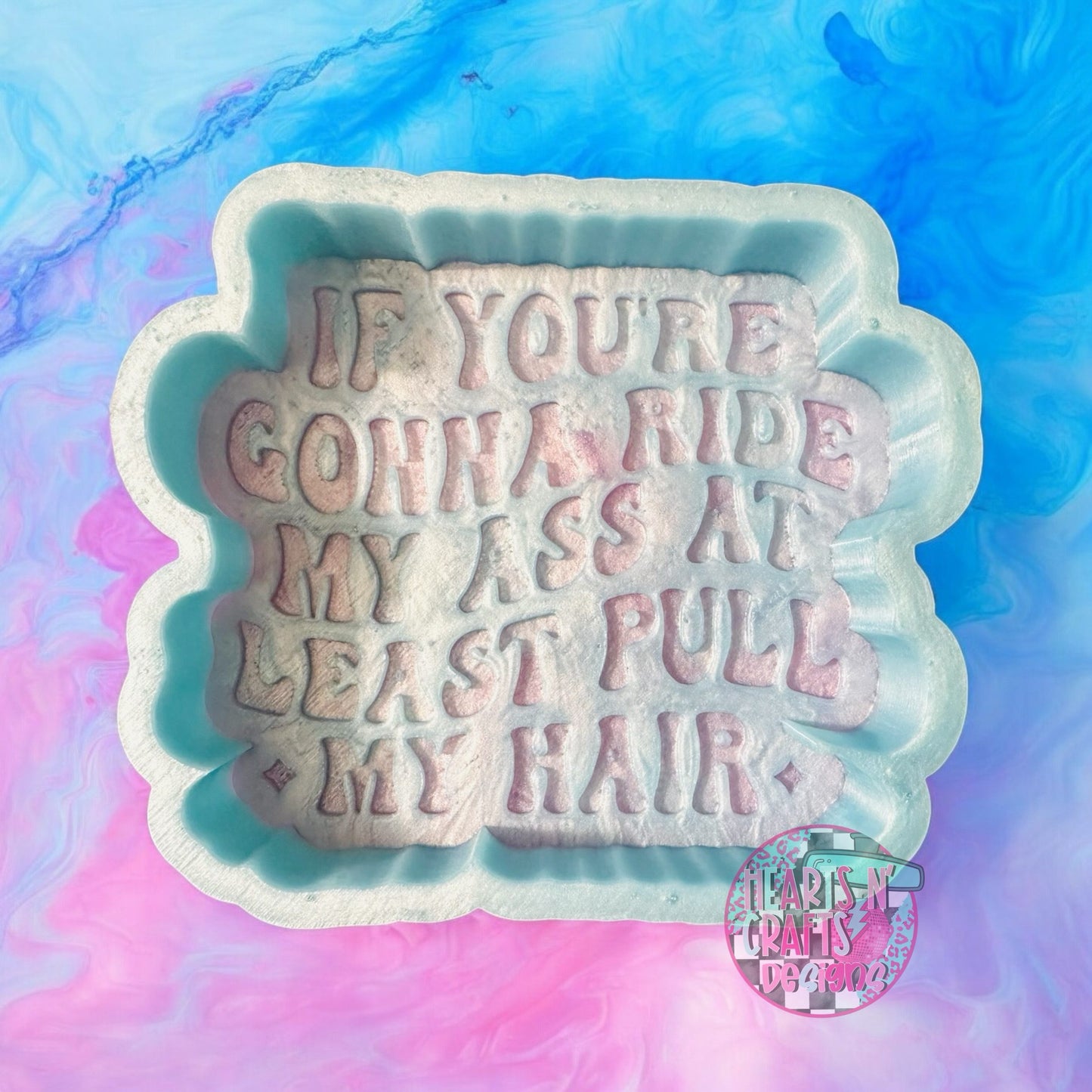 If You're Gunna Ride My A** At Least Pull My Hair Silicone Mold