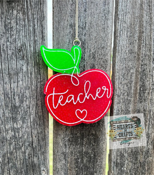 Teacher Apple Car Freshies