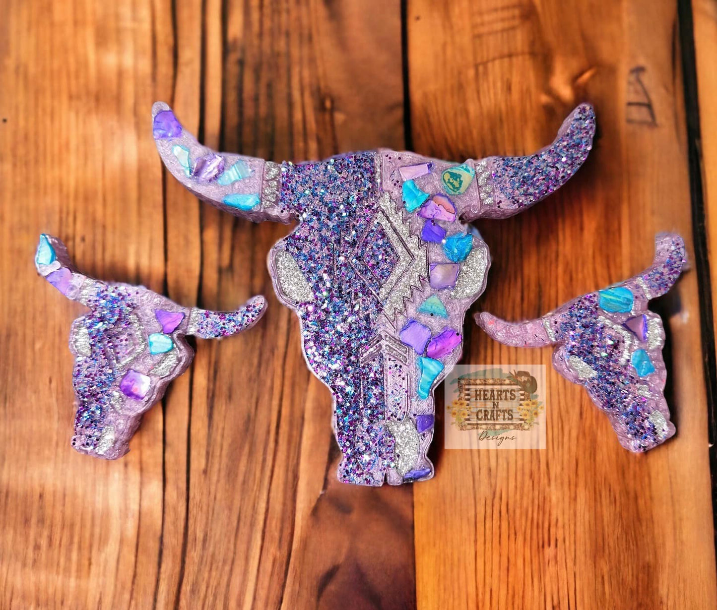 Aztec Bull w/ Vent Clips Car Freshie Set